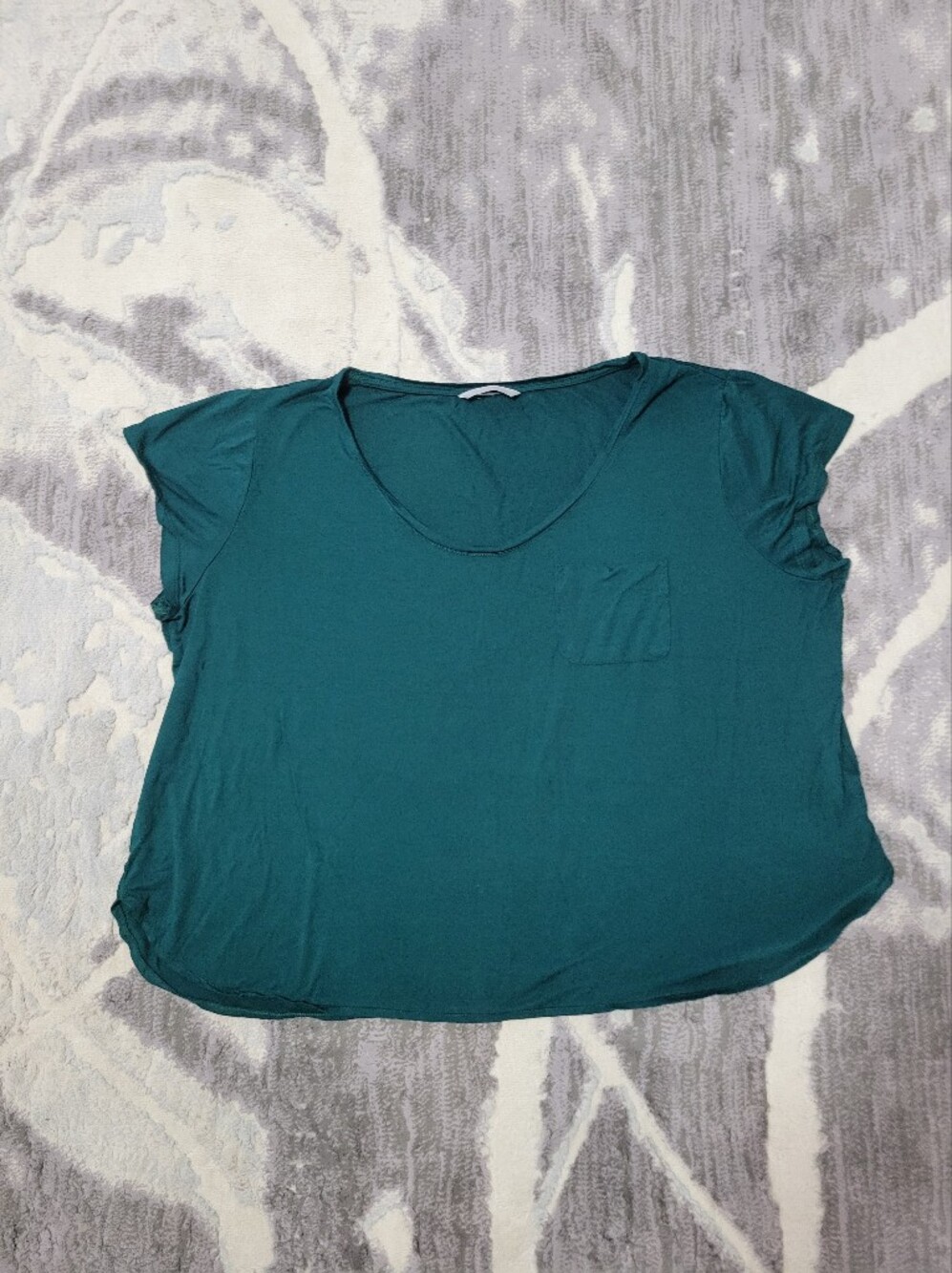 H&M Teal Short Sleeve Pocket Tee